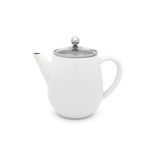 Bredemeijer Duet Eva Theepot 1,1 Liter Mat Wit