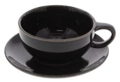 Broste Copenhagen Broste Nordic Coal Kop En Schotel 250 Ml Aardewerk