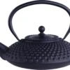 Oldenhof Theepot Stip 1,2 Liter Gietijzer Zwart -Koffie Thee Winkel 22170640