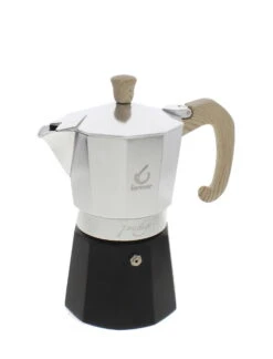 Forever Prestige Woody Mokapot 6-kops Aluminium Mat