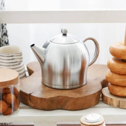 Bredemeijer Minuet Santhee Theepot 1,4 Liter Rvs Mat -Koffie Thee Winkel 3308ms minuet santhee sfeer 1