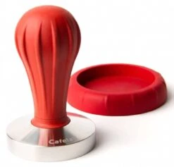 Cafelat Pillar Koffietamper Met Tamperhouder ø 58 Mm Rood