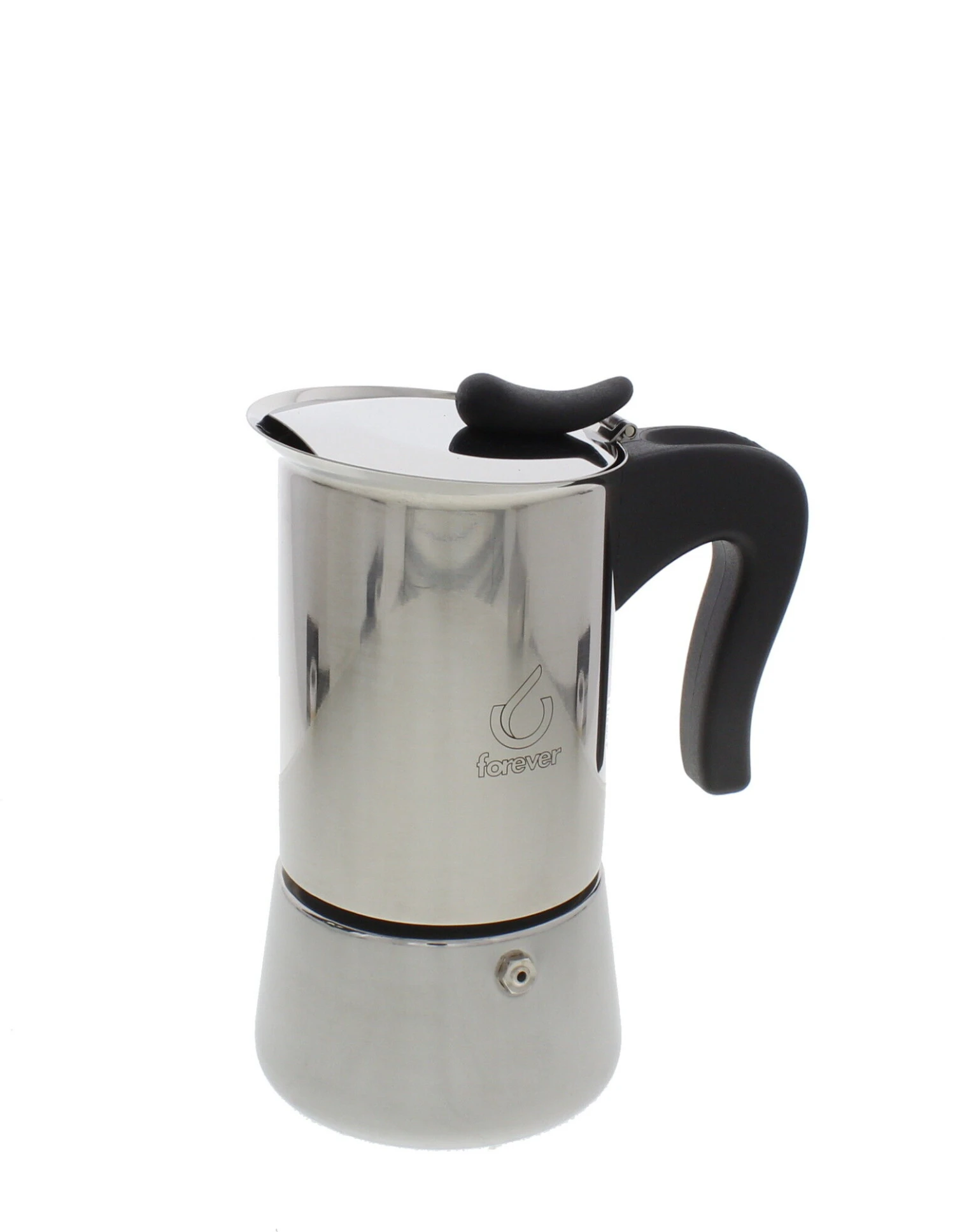 Forever Miss Splendy Inductie Mokapot 6-kops Rvs Glans