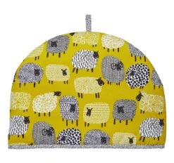 Ulster Weavers Dotty Sheep Theemuts Katoen Geel
