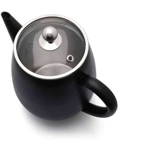 Bredemeijer Duet Eva Theepot 1,1 Liter Mat Zwart - Afbeelding 3