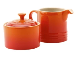 Le Creuset Suiker- En Melkset Aardewerk Vulcanique 2-delig