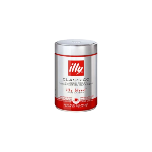 Illy Classico Gemalen Koffie 250 G.