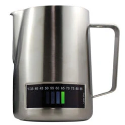 Latte Pro Melkkan Met Temperatuurindicatie 1 Liter Rvs