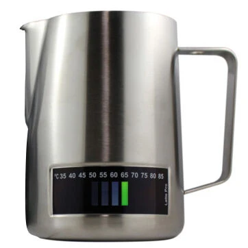 Latte Pro Melkkan Met Temperatuurindicatie 1 Liter Rvs