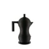 Alessi Pulcina Percolator 1-kops Aluminium Volledig Zwart -Koffie Thee Winkel mdl02bb 01 2