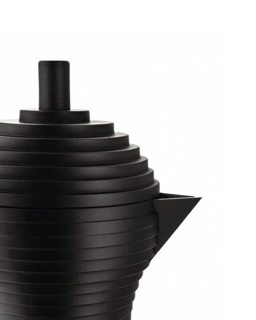 Alessi Pulcina Percolator 1-kops Aluminium Volledig Zwart - Afbeelding 2