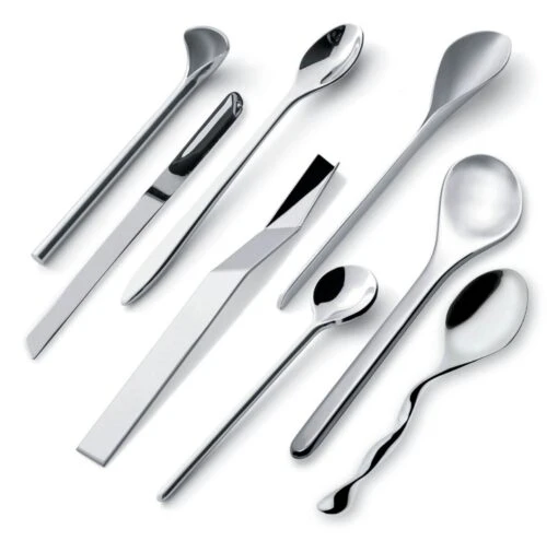 Alessi Il Caffé Koffielepel Rvs 8-delig