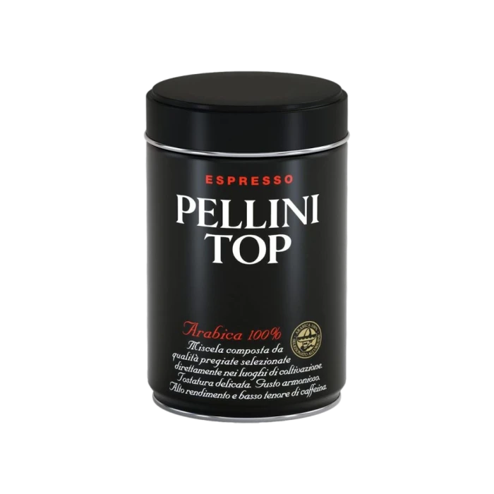 Pellini TOP 100% Arabica Gemalen Blik