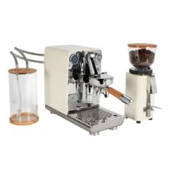 ECM Puristika Espressomachine En C-Manuale 54 Bonenmaler Rvs / Crème