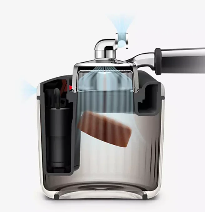 Sage The Puck Sucker Automatische Uitklopbak Kunststof Grijs - Afbeelding 3