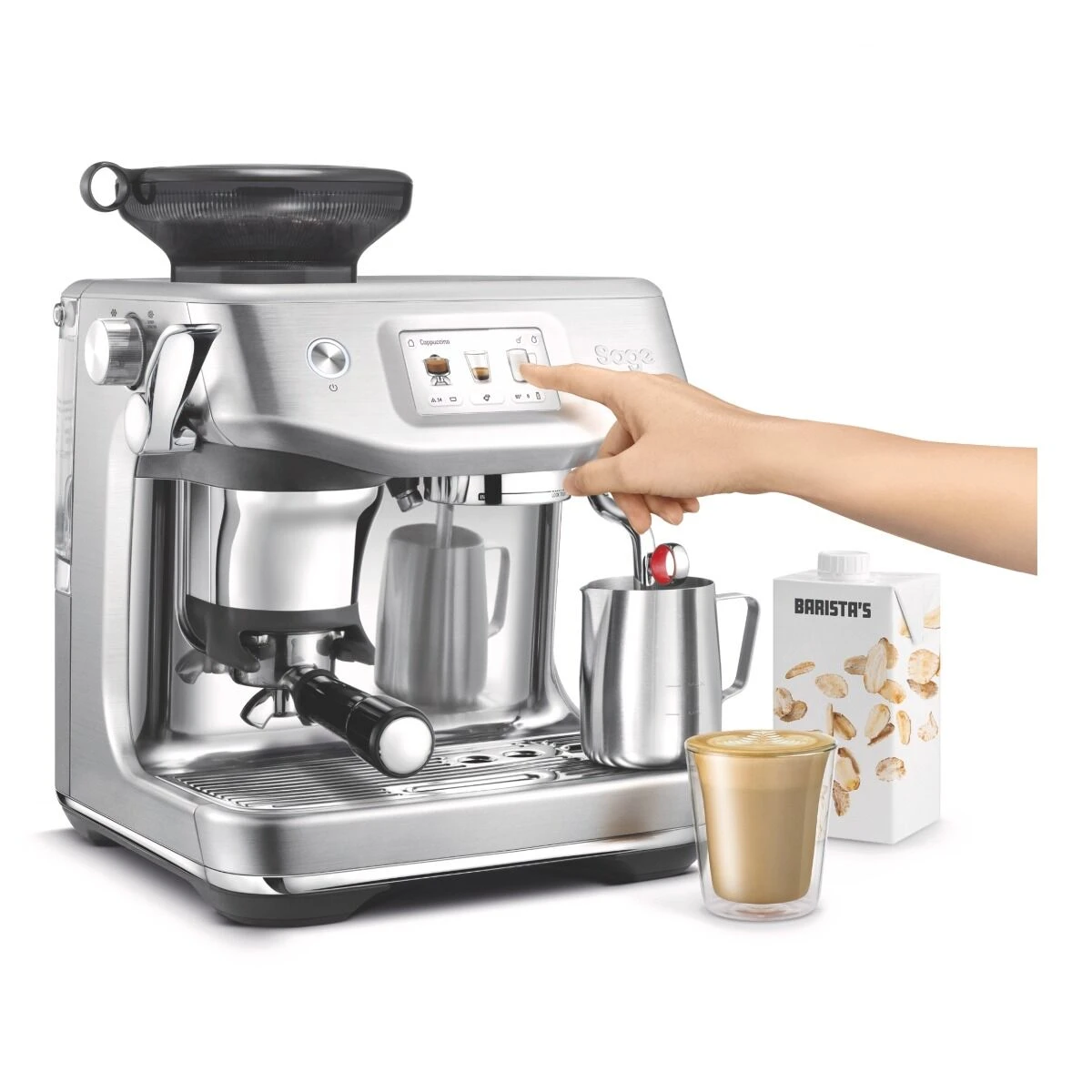 Sage The Barista Touch Impress Espressomachine Stainless Steel - Afbeelding 2