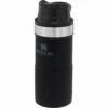 Stanley The Trigger-Action Travel Mug 350 Ml Matte Black -Koffie Thee Winkel stanley pmi classic trigger action thermosbeker 350 ml black zijkant