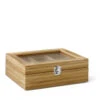 Bredemeijer Theedoos 6 Vakken Hout Naturel -Koffie Thee Winkel tb006bn