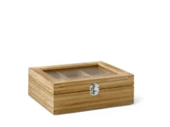 Bredemeijer Theedoos 6 Vakken Hout Naturel