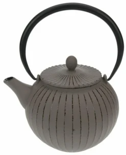 Cosy & Trendy Lantern Theepot Met Filter 1,2 Liter Gietijzer Grijs